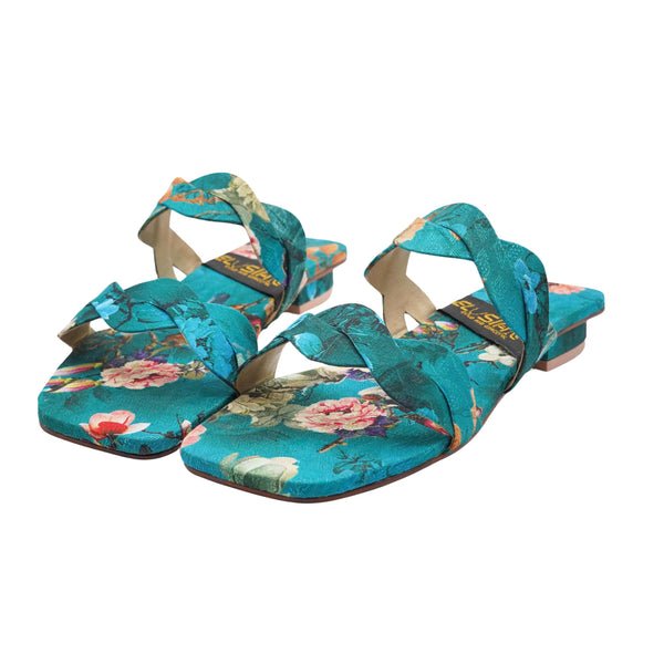 FL2-Printed Fabric Mesh-Sea-Green